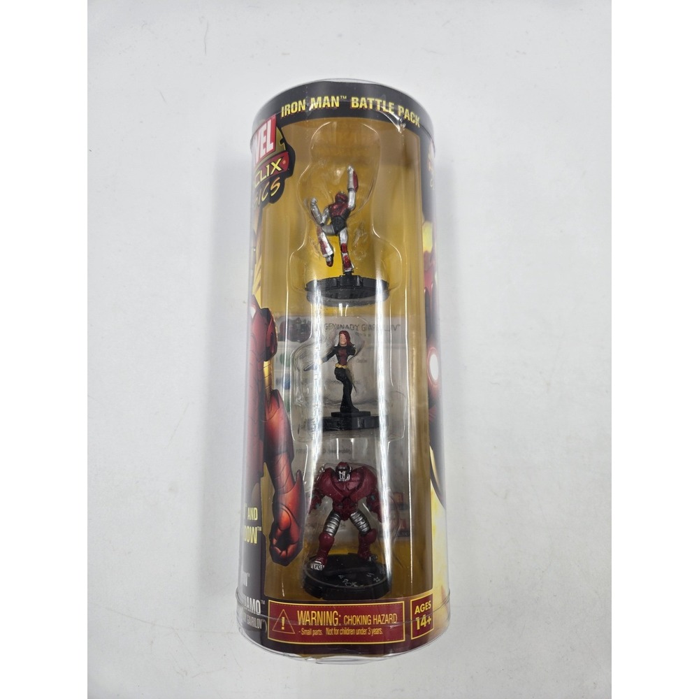 Marvel Heroclix Iron Man Battle Pack With Black Widow And Crimson Dynamo